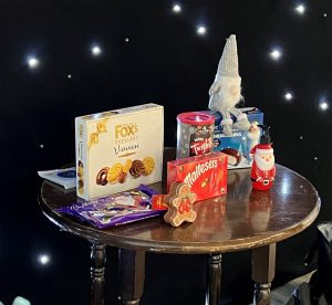 Some of the glittering bingo prizes. Sorry no Henry Hoover's!